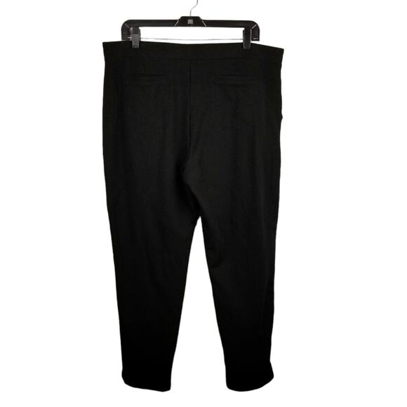 Betabrand Women's Black Pleated SoHo Pull On Ankle Joggers Pants Size XXL Long - Picture 3 of 8